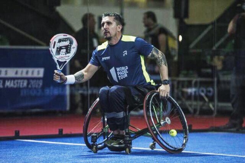Lucas Daz Aspiroz dijo presente en el Buenos Aires Pdel Master